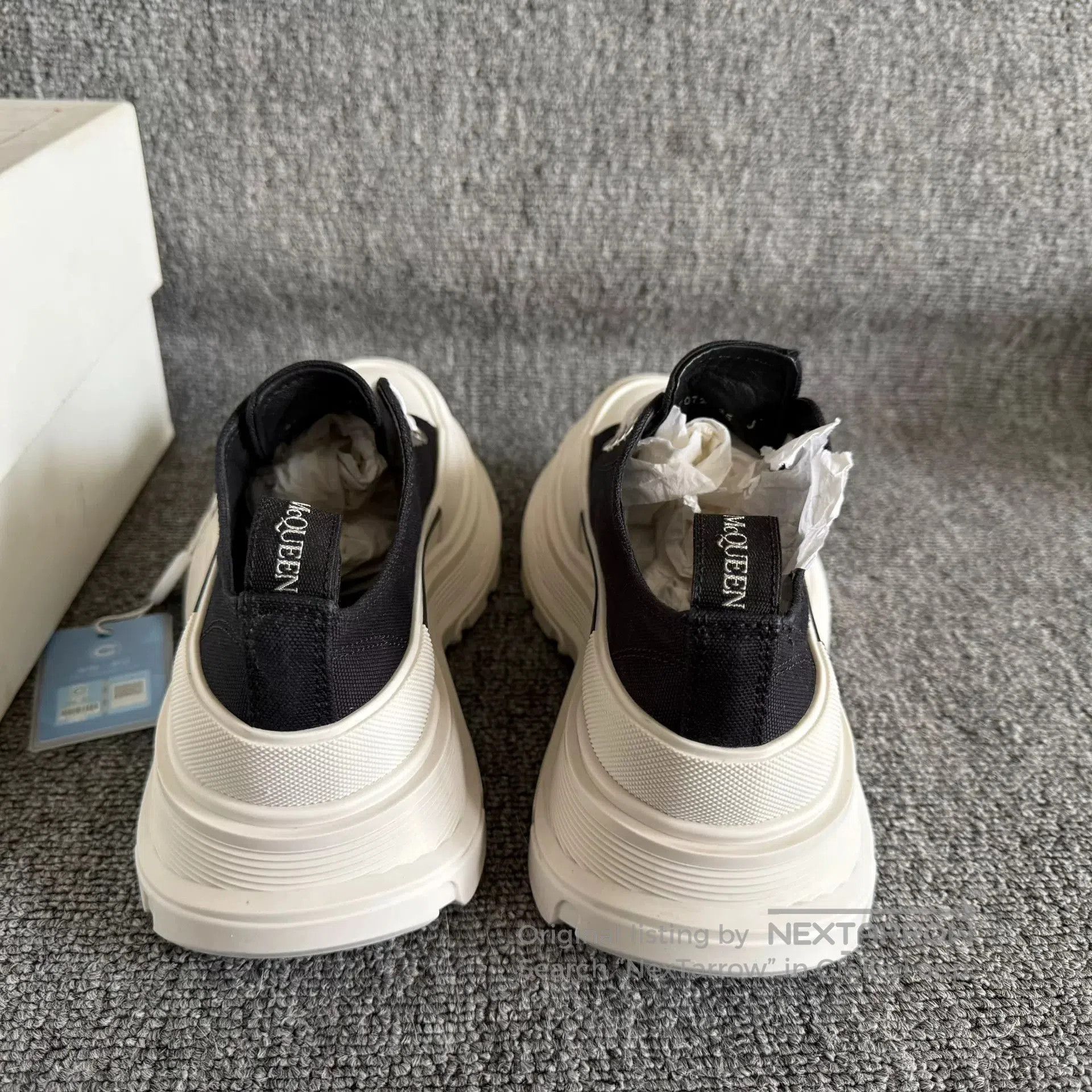Alexander McQueen Alexander McQueen Platform Canvas Shoes. Size US 4 / IT 34 - 4 Thumbnail