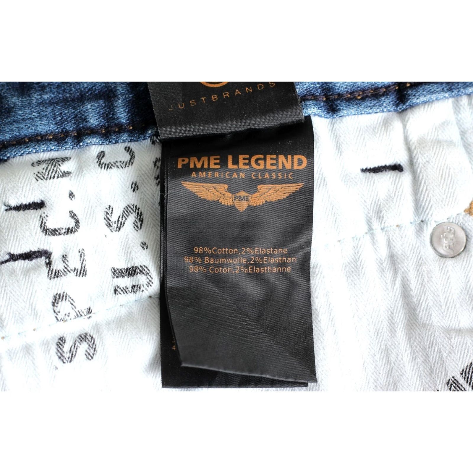 Vintage PME LEGEND Slim Straight Stretch Jeans Men W30 L34 DZ4406 Blue Denim 5-Pocket Rise Mid 30/34 Regular Jeans Mens Size US 30 / EU 46 - 6 Thumbnail
