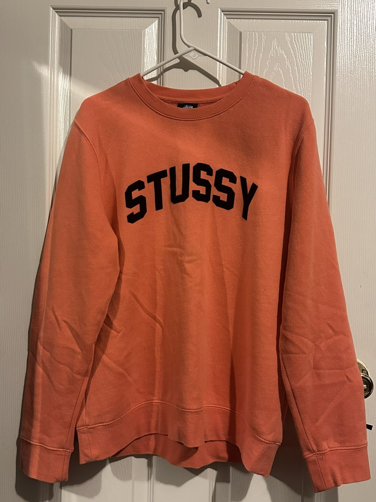スウェット・トレーナー Stussy Sweatshirts Orange Stu Relaxed Crew – Orange | Sweats | Stüssy