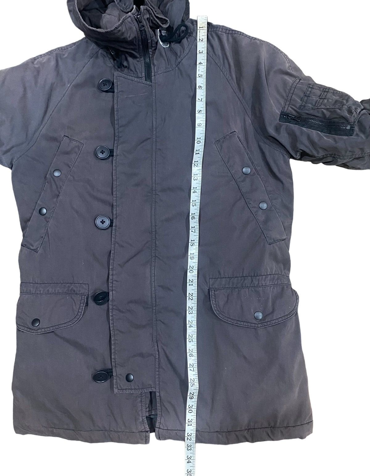 Alpha Industries Vtg MARGARET HOWELL x ALPHA Faded Hoodie Jacket Zipper Size US M / EU 48-50 / 2 - 24 Thumbnail