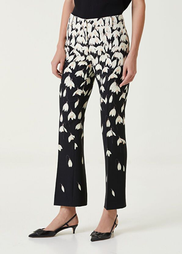 Valentino o1y0326 Casual Pant in Multicolor Size 26" / US 2 / IT 38 - 2 Thumbnail