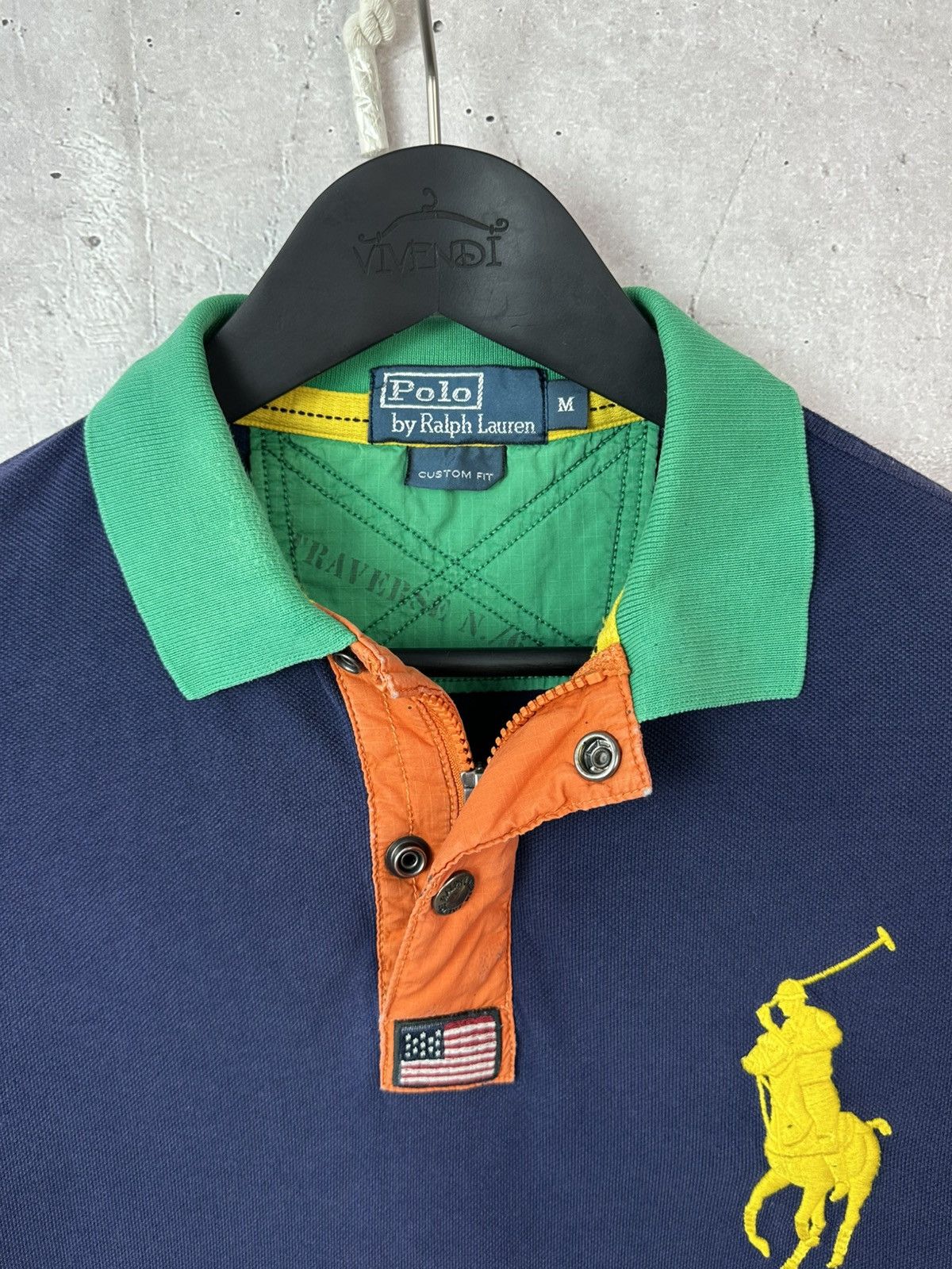 Polo Ralph Lauren Vintage Ralph Lauren Custom Fit Quarter Zip Men’s Polo Size US M / EU 48-50 / 2 - 4 Thumbnail