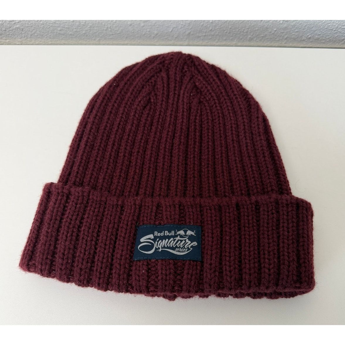 Red Bull Red Bull Signature Burgundy Knit Beanie Unisex OS Size ONE SIZE - 2 Thumbnail