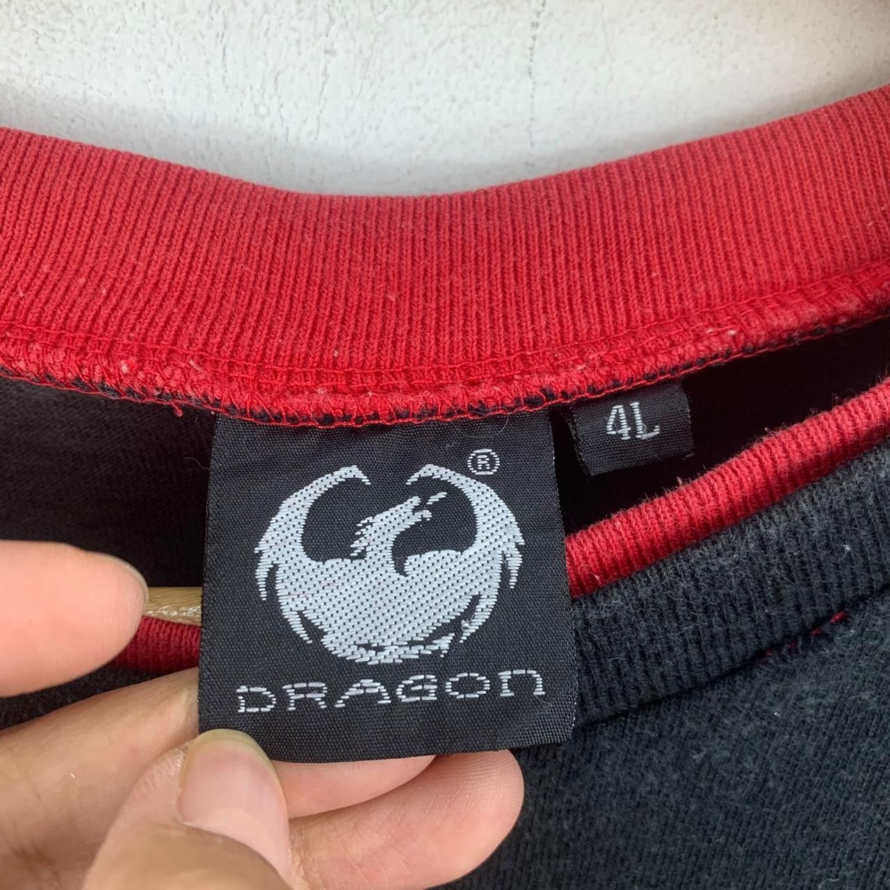 Vintage Vintage 90’ DRAGON HIP HOP RAP Ringer Tee Shirt Size US XXL / EU 58 / 5 - 4 Thumbnail