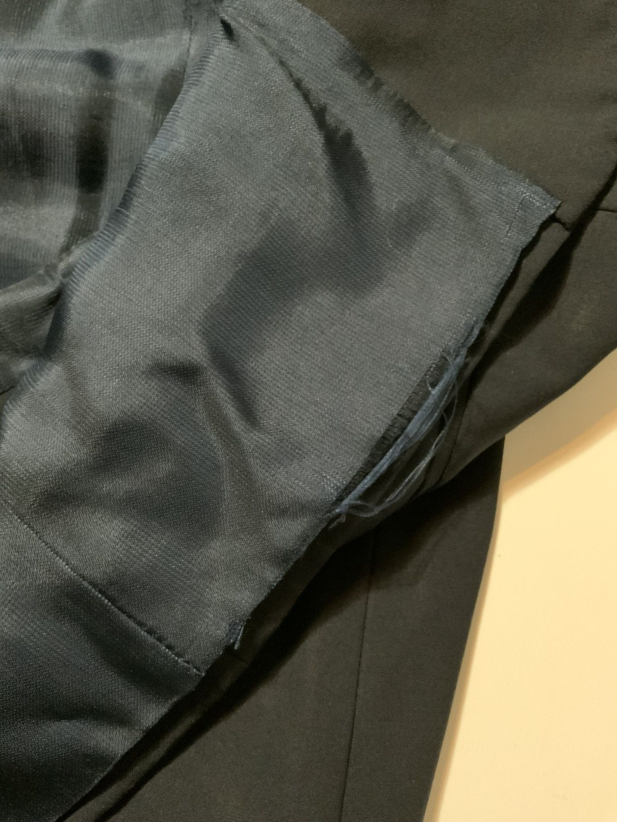 Armani Collezioni Armani Collezioni M Line Navy Wool Two Button Blazer Jacket Size US S / EU 44-46 / 1 - 7 Thumbnail