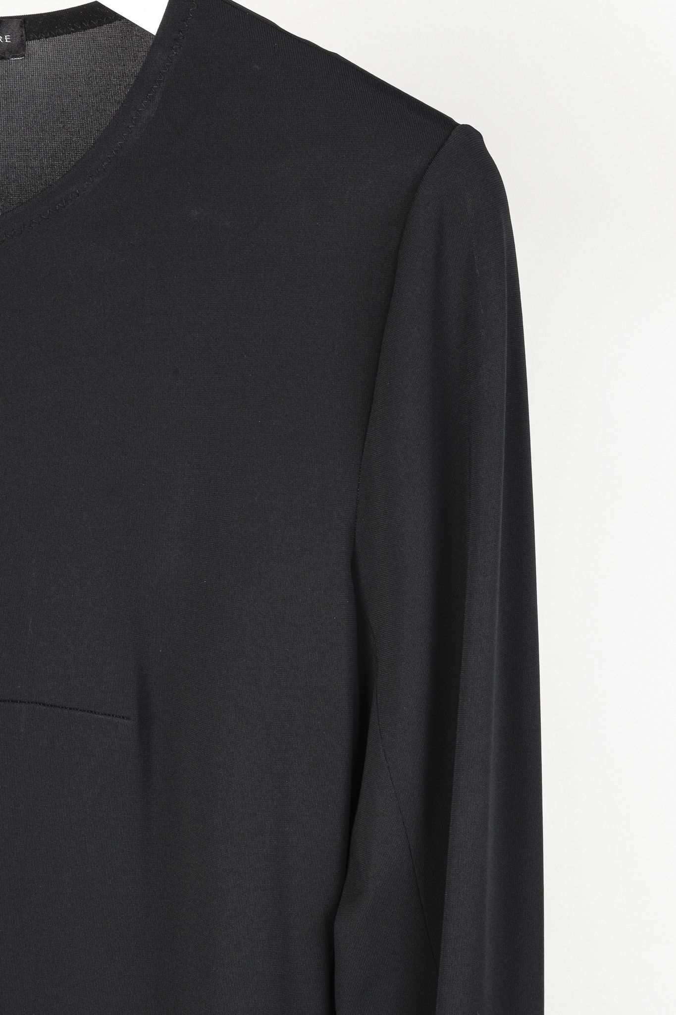Marie Saint Pierre Marie Saint Pierre Black Sequin-Stripe Mesh-Hem Dress Size L / US 10 / IT 46 - 6 Thumbnail