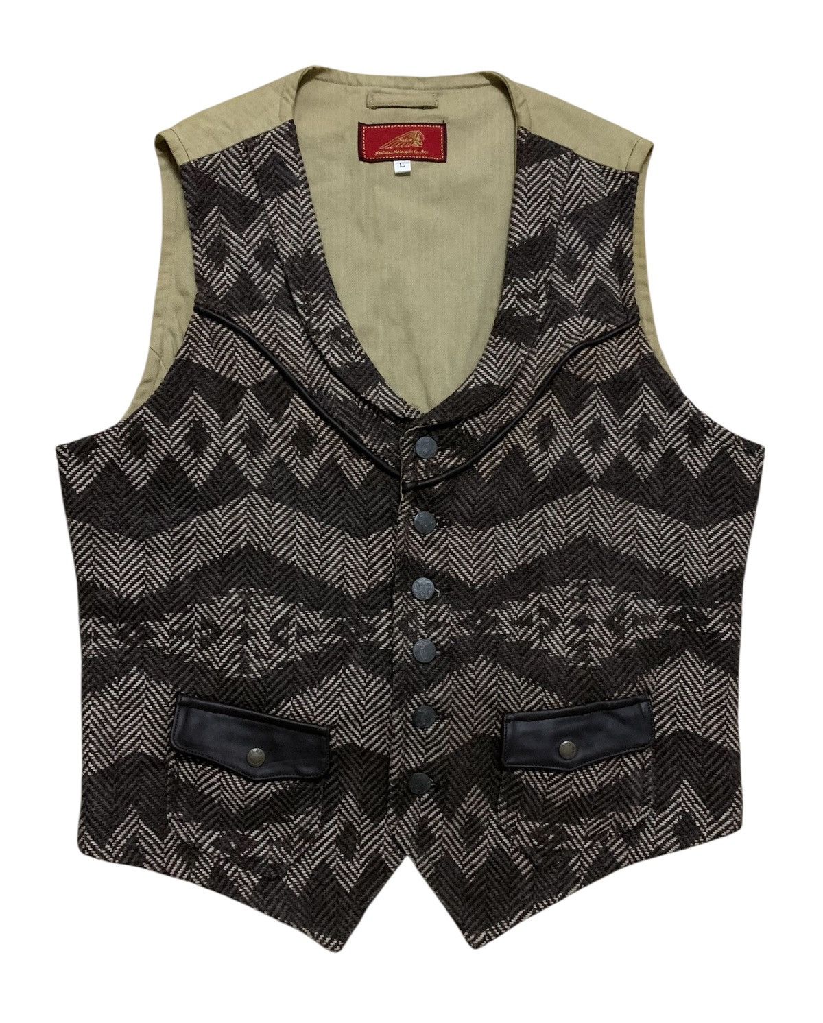 Indian Motorcycle 💥Vtg Indian Motorcycle Vest Jacket Size US M / EU 48-50 / 2 - 1 Thumbnail