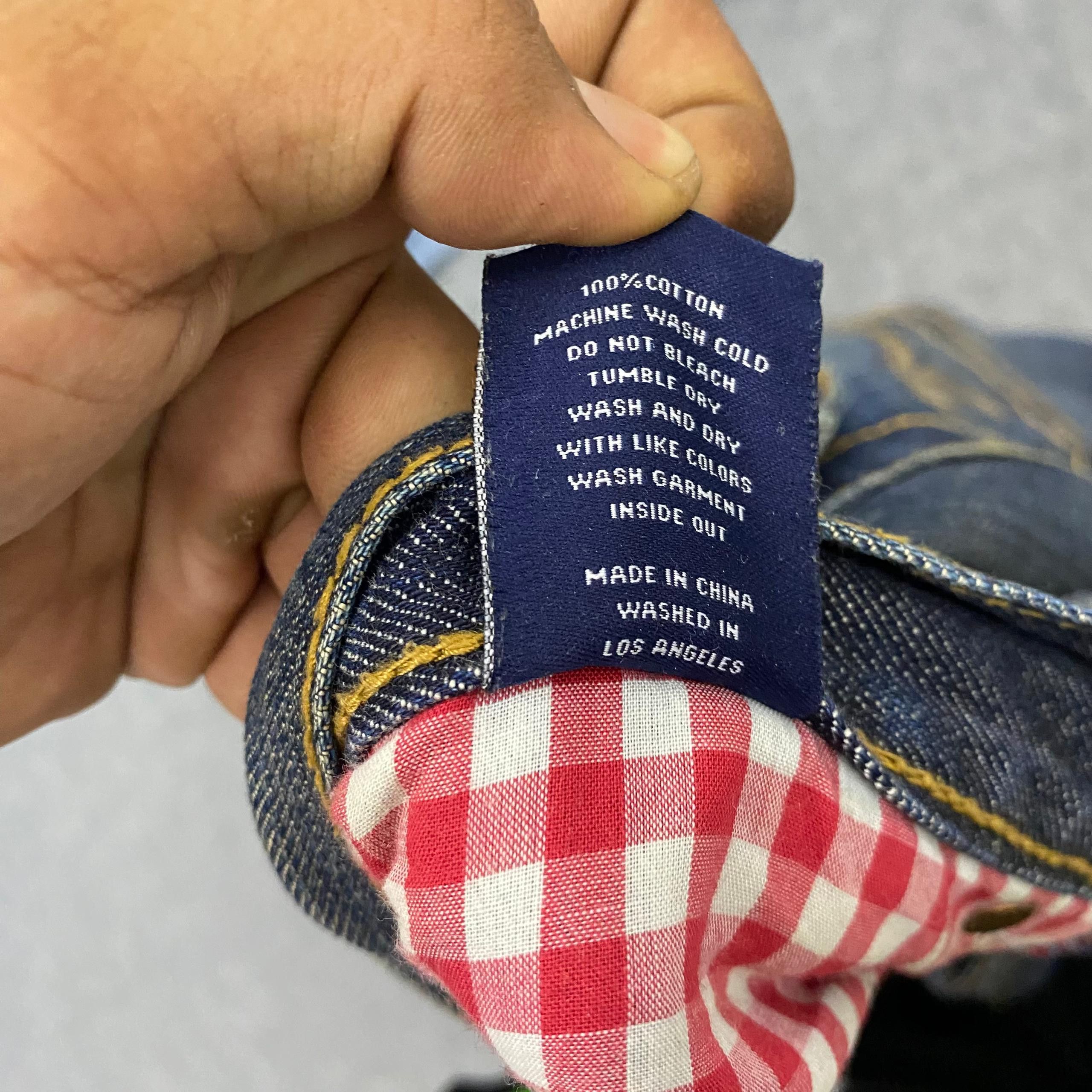 If Six Was Nine Vintage Kentucky Distressed Flare Denim Size US 34 / EU 50 - 13 Thumbnail