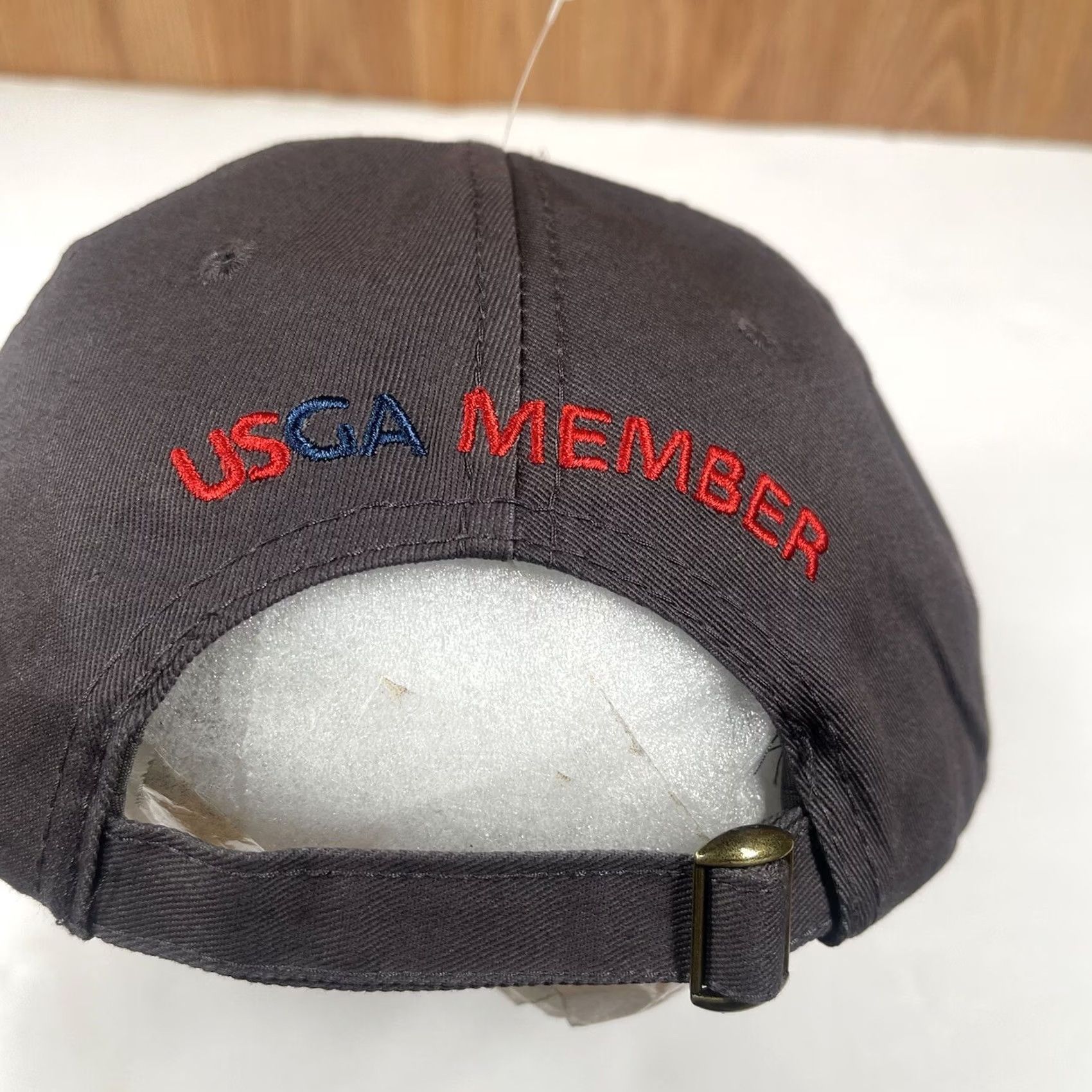 Vintage USGA Hat Gray Adult Adjustable StrapBack Cap Torrey Pines 121st US Open Logo EMBROIDERED Baseball Cap Mens Womens Unisex Adults Shirt Cat: Hat Size ONE SIZE - 7 Thumbnail