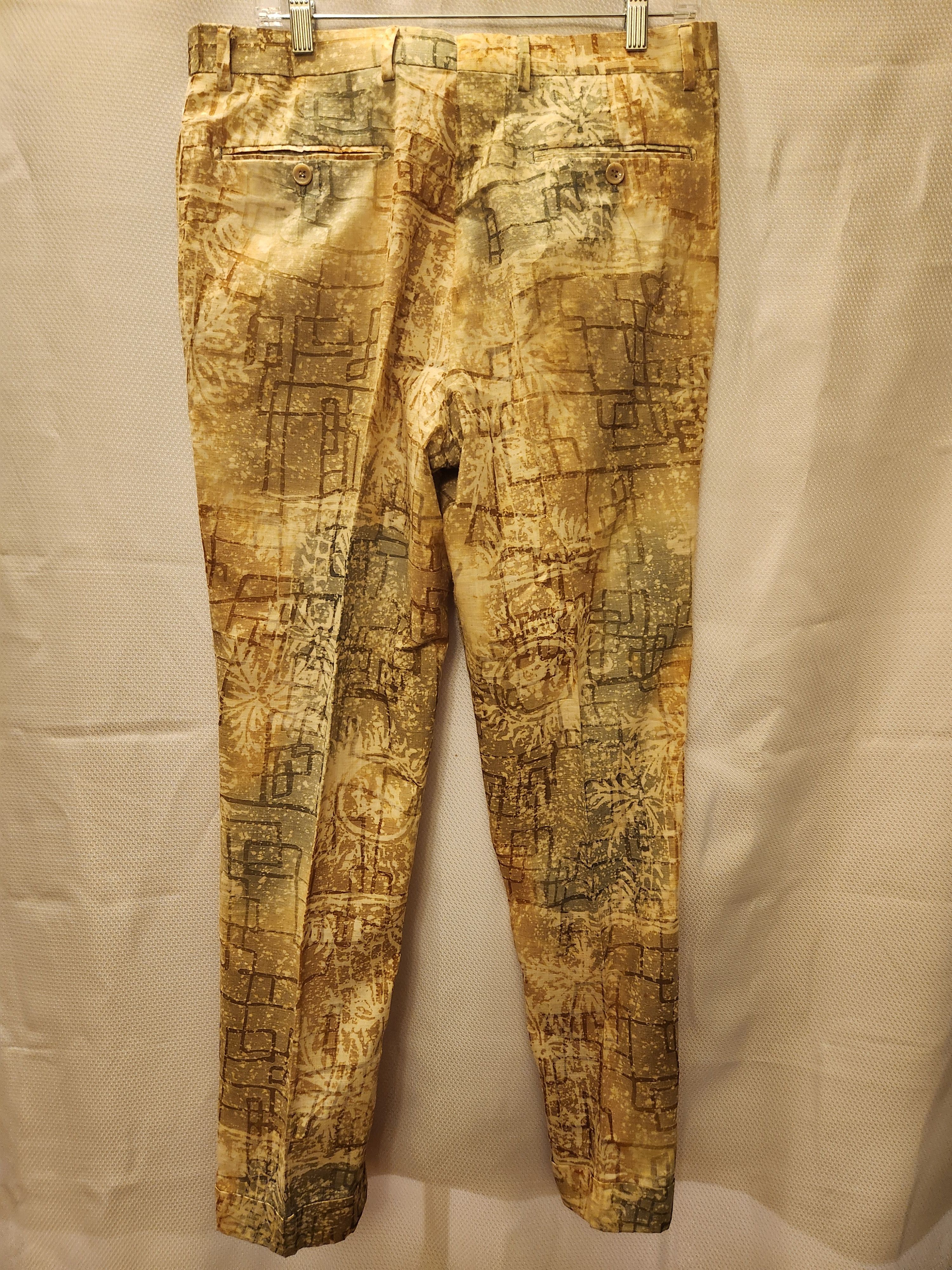 Other Jean Courcel 100% Wool Abstract Designed Men's Suit Size 38R - 6 Thumbnail