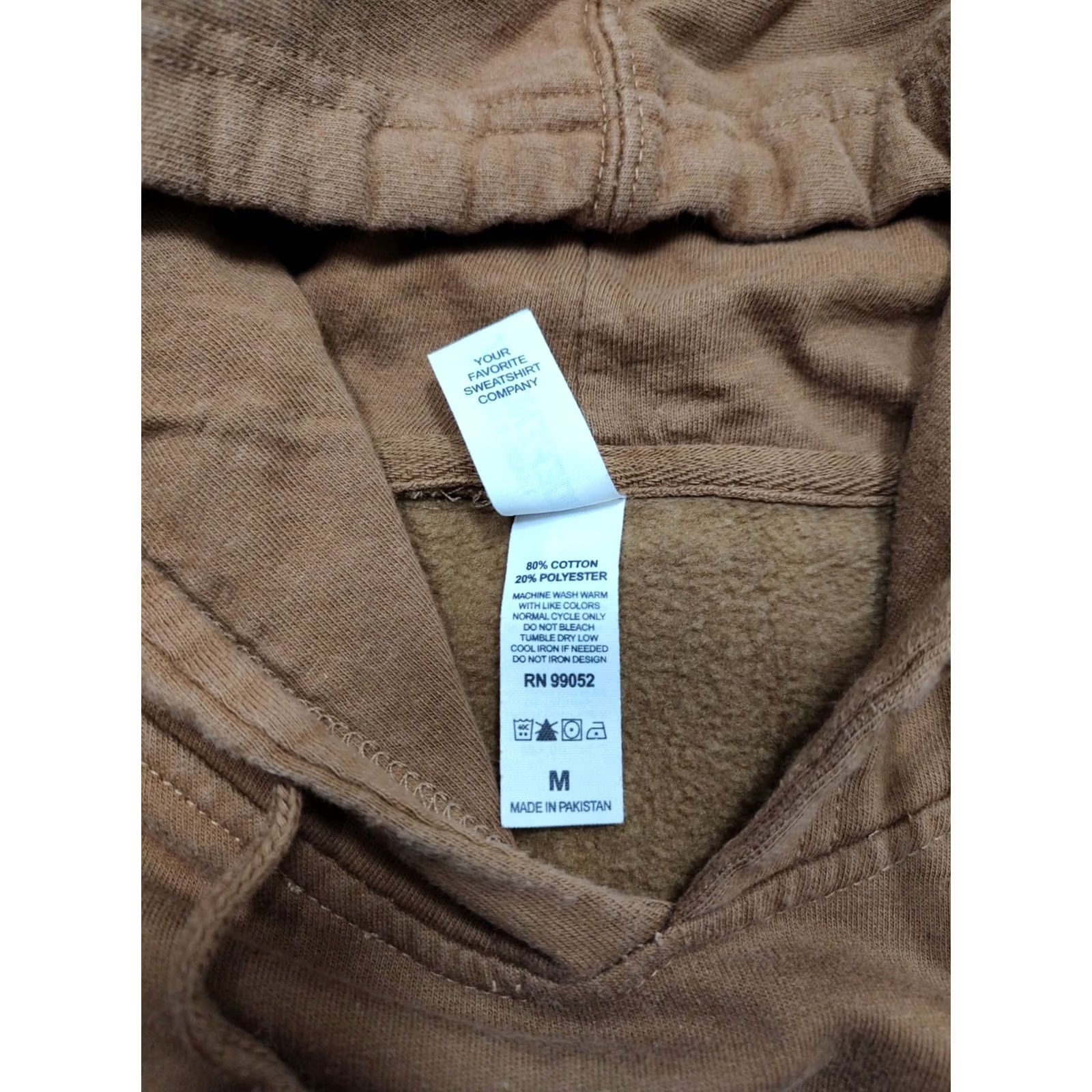 Vintage VINTAGE Clam Hoodie Ice Ops Brown Mens Medium Tuft Design Hoodie Fishing Size US M / EU 48-50 / 2 - 5 Thumbnail