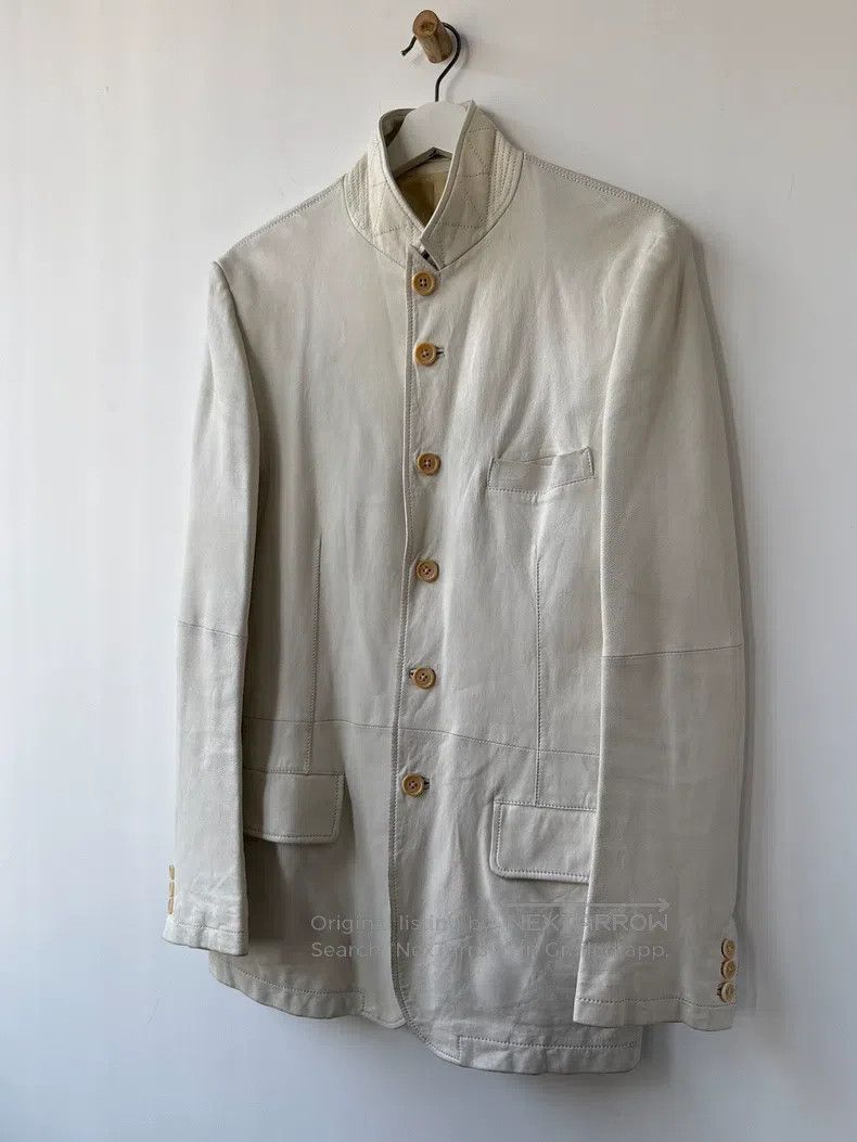 Yohji Yamamoto Yohji Yamamoto 2010 SS Main Line Show Sheepskin Suit Jacke Size US L / EU 52-54 / 3 - 3 Thumbnail