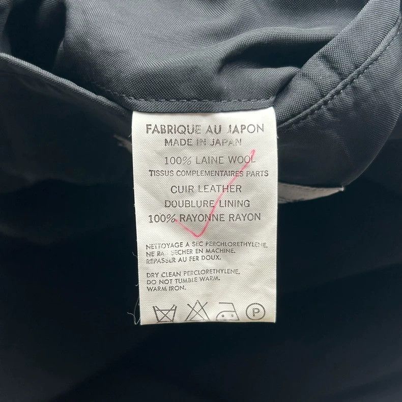 Yohji Yamamoto Yohji Yamamoto Yohji Yamamoto Black Wool Double-Breasted J Size US M / EU 48-50 / 2 - 8 Thumbnail