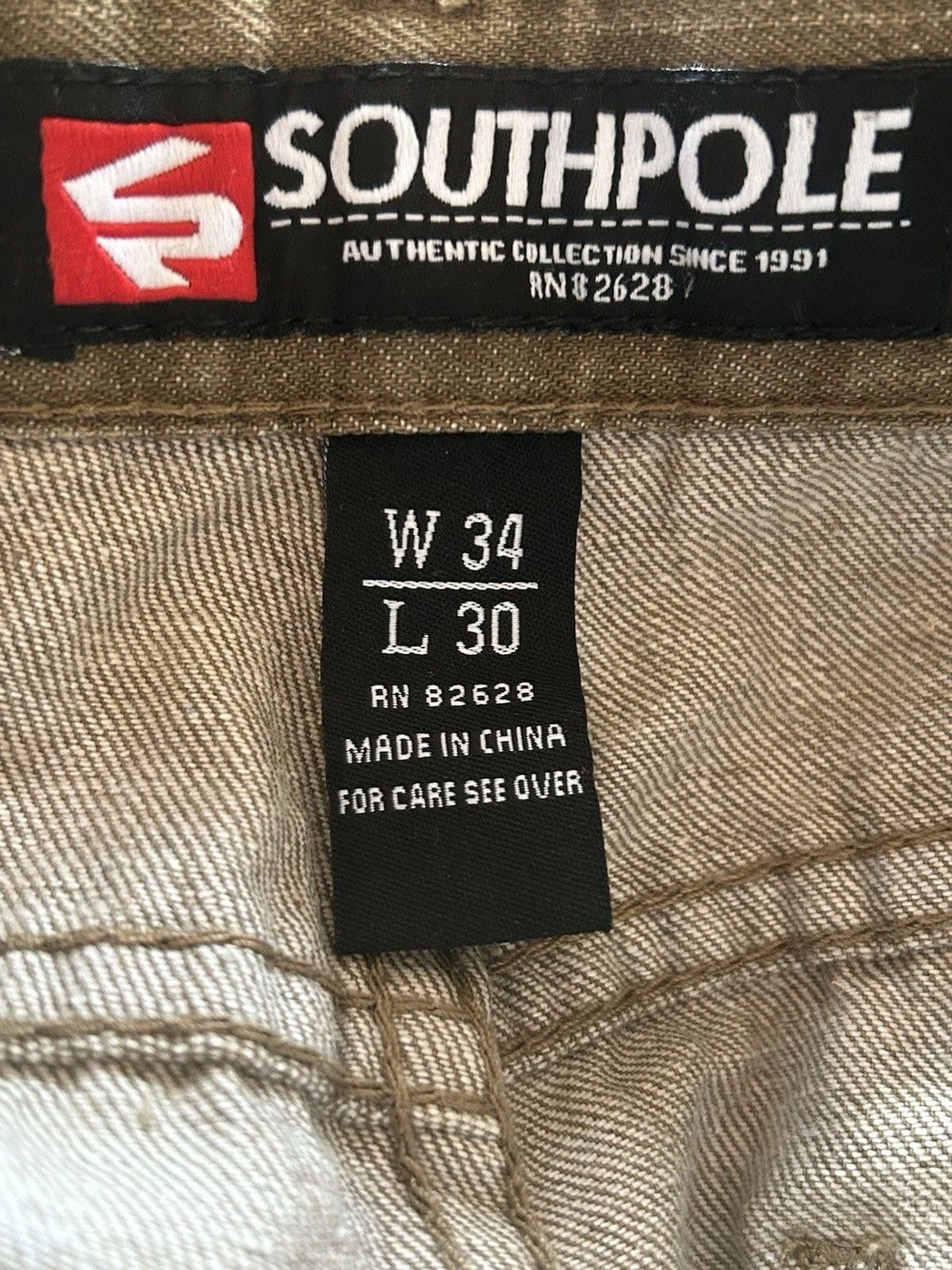 Southpole Rare Color Southpole Jeans 34x30 Tan Y2K streetwear Relaunch Size US 34 / EU 50 - 4 Thumbnail
