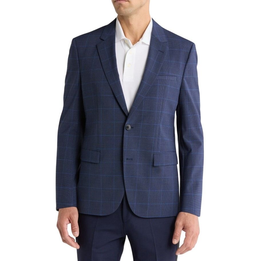Hugo Boss Hugo Boss Men's Dark Blue Karl Modern Suit Jacket Size 46R Size 46R - 1 Thumbnail