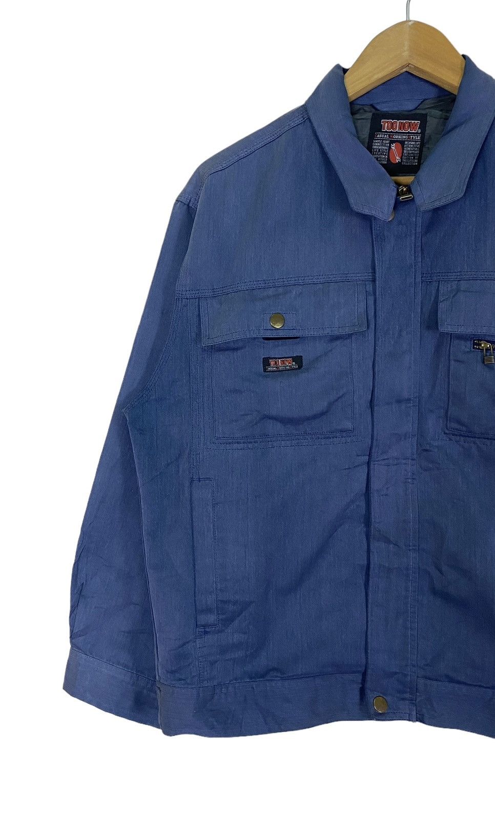 Japanese Brand Japanese Brand Too Now Zip Up Workwear Jacket Size US L / EU 52-54 / 3 - 5 Thumbnail