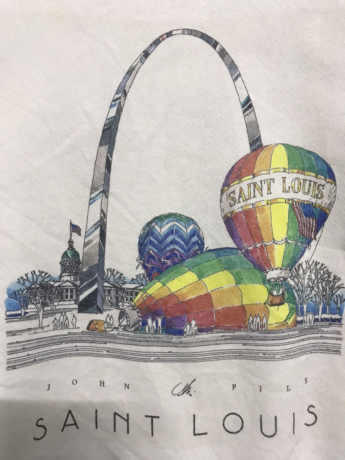 Vintage Vintage Sweatshirt Saint Louis John Pils Size US XL / EU 56 / 4 - 4 Thumbnail