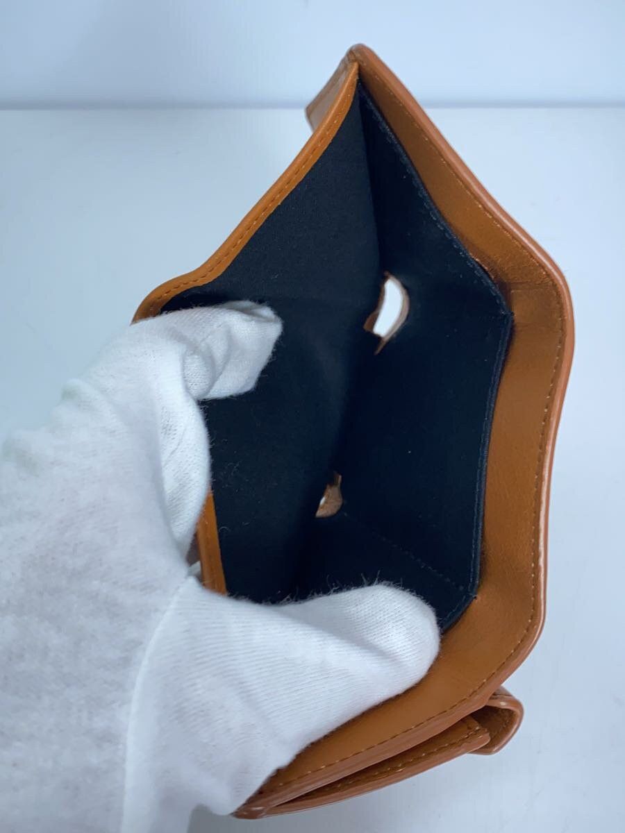 Balenciaga Balenciaga Leather Tri-Fold Wallet Camel Paper Mini Size ONE SIZE - 5 Thumbnail