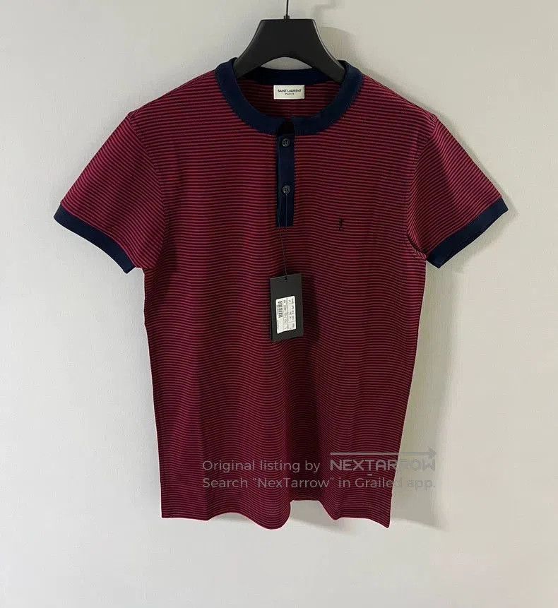 Saint Laurent Paris Saint Laurent Paris Men's Short Sleeve Polo. Size US S / EU 44-46 / 1 - 1 Thumbnail