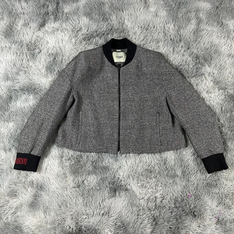 Fendi Fendi Zippered jacket Size US XXS / EU 40 - 1 Thumbnail