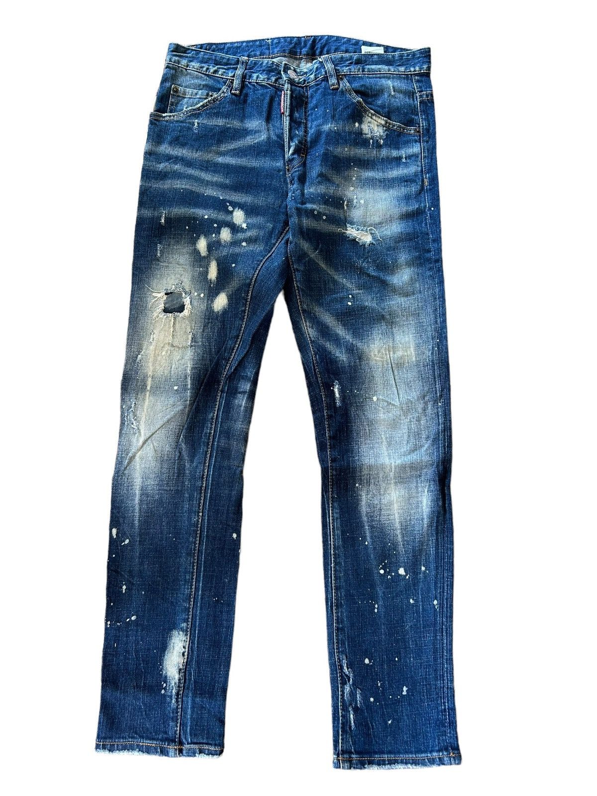 Dsquared2 DSQUARED2 disteressed denim stretch jeans made in italy Size US 32 / EU 48 - 1 Thumbnail