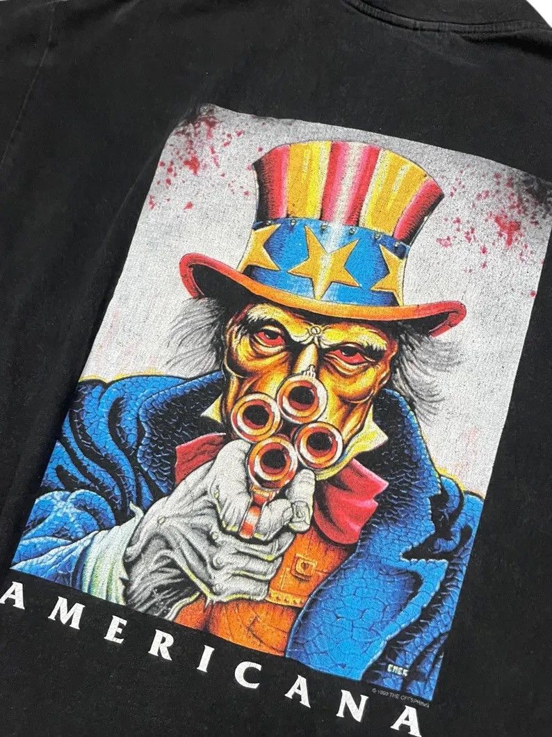 Band Tees × Vintage The Offspring Americana 1999 90s vintage t-shirt punk rock Size US XL / EU 56 / 4 - 7 Thumbnail