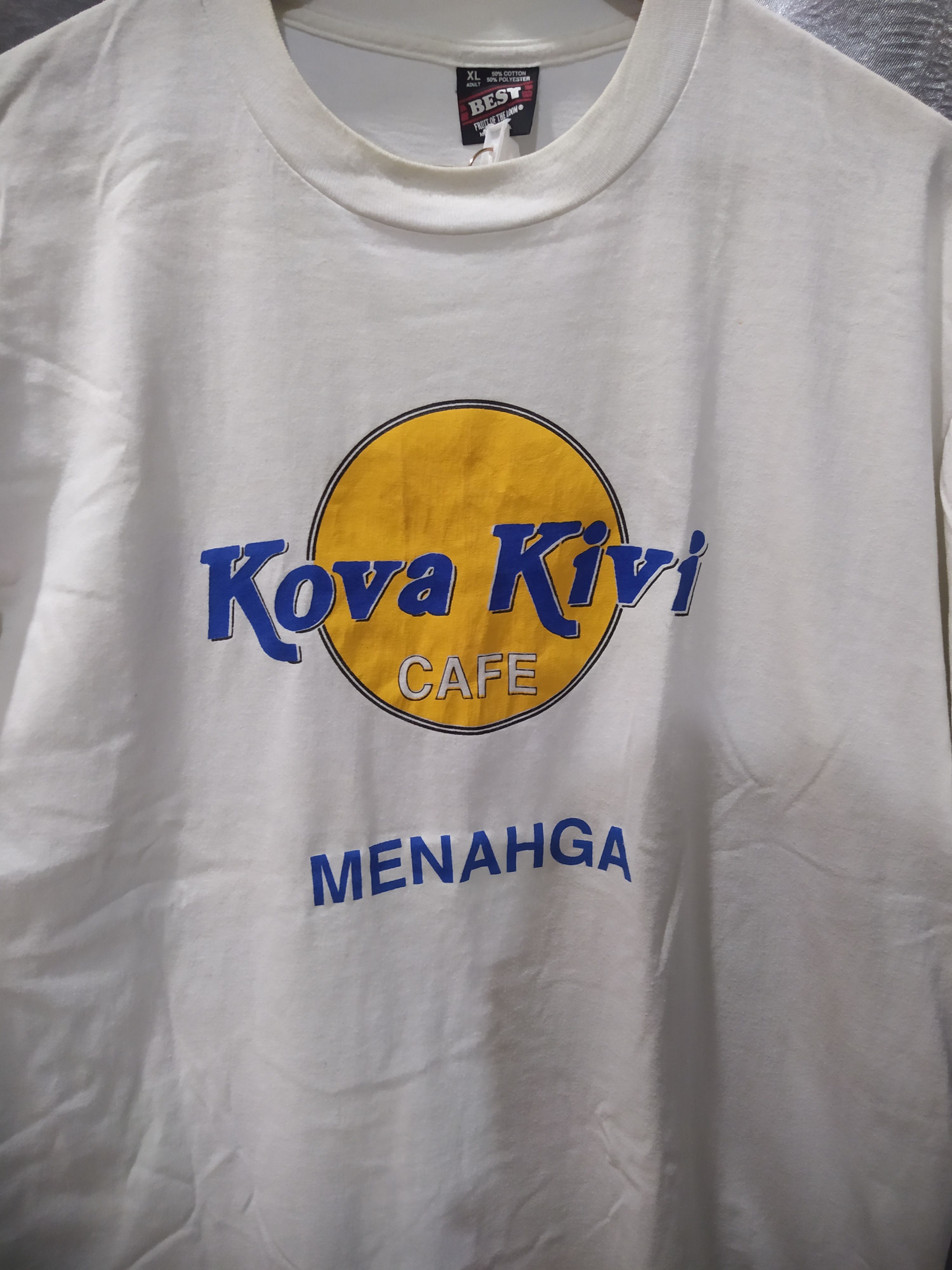 Vintage KOVA KIVI CAFE (Hard Rock Cafe) MENAHGA Vintage 90's Size US XL / EU 56 / 4 - 3 Thumbnail