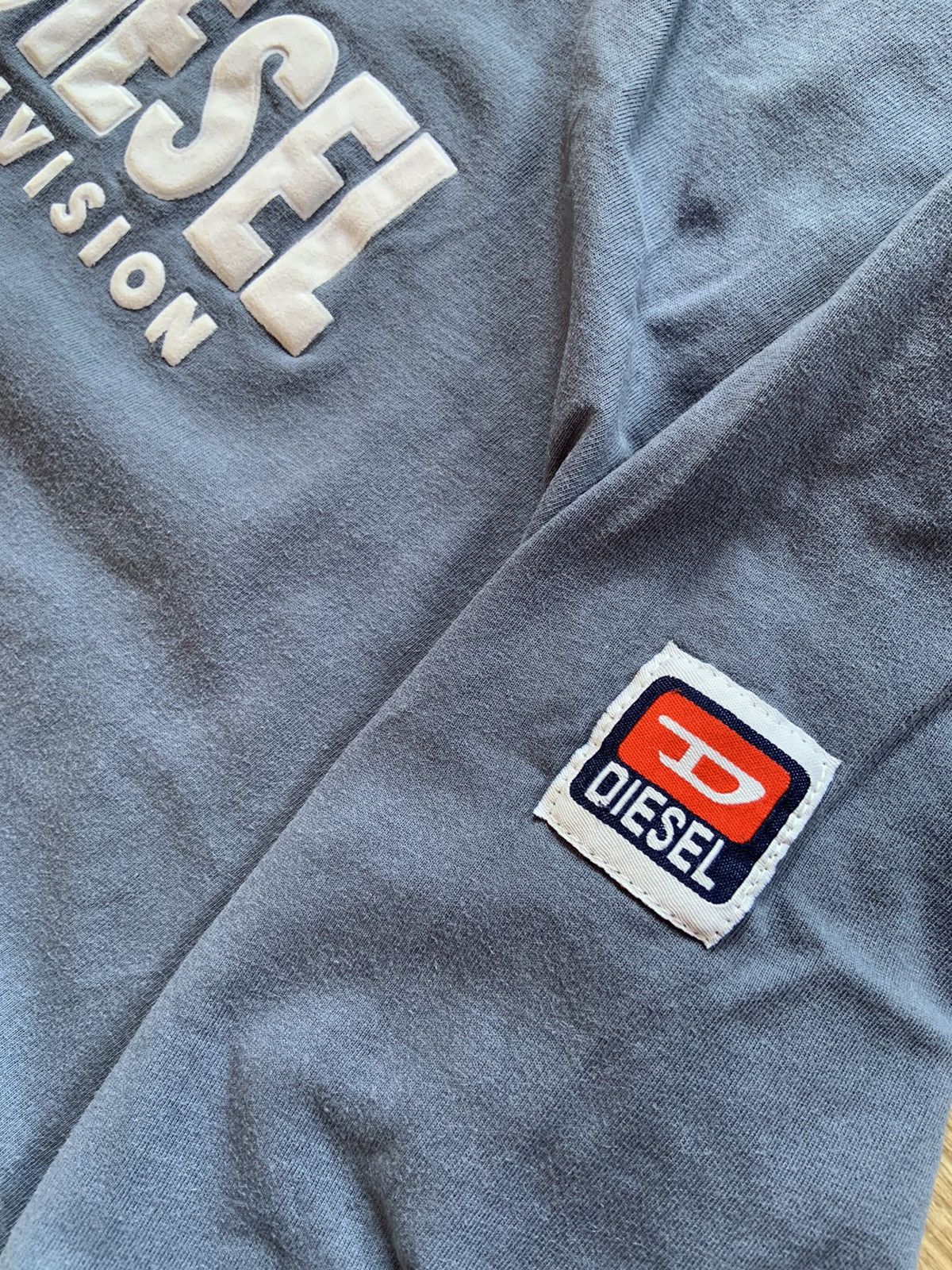 vintage bootleg diesel denim division big logo longsleeve