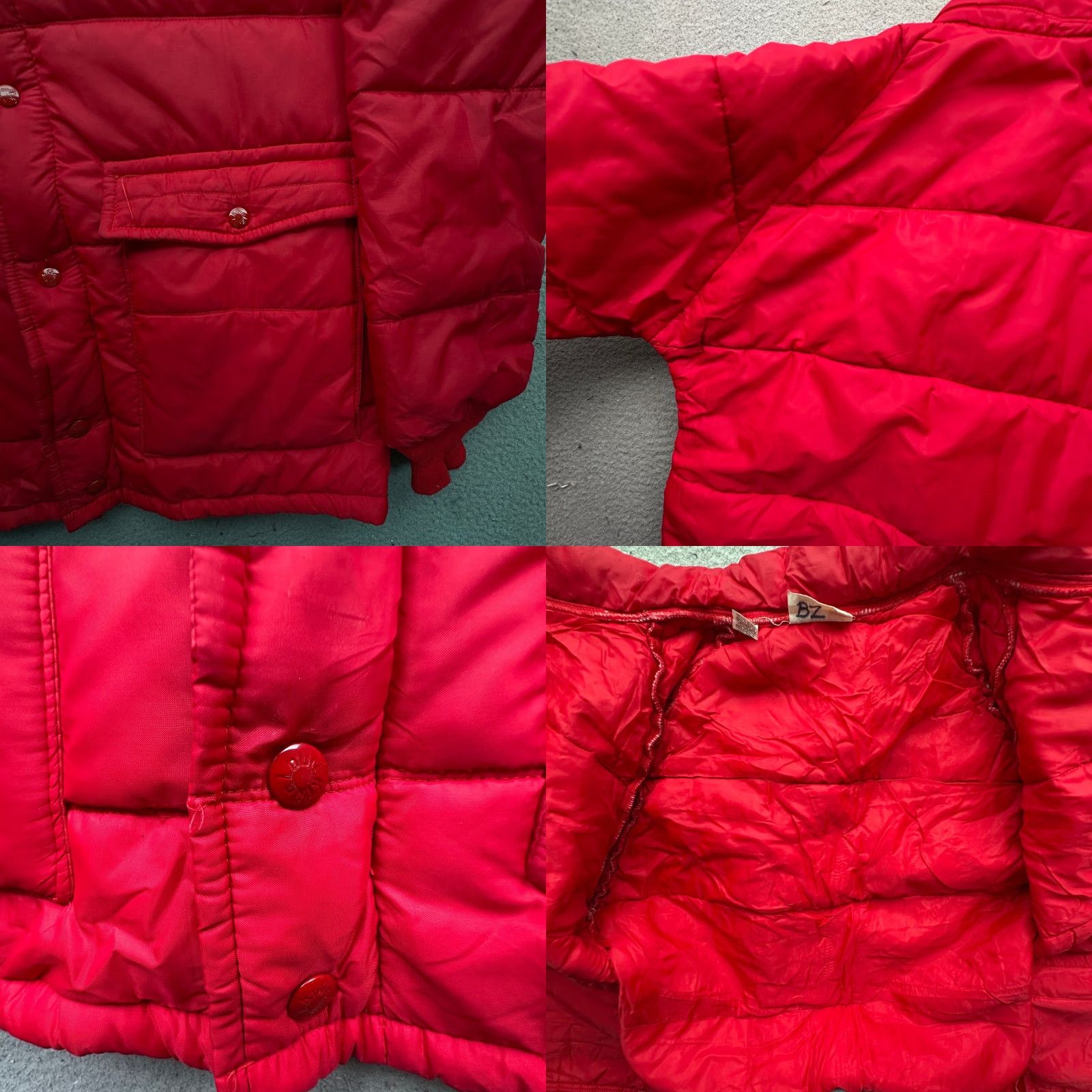 Vintage VINTAGE King Louie Pro Fit Puffer Quilted Jacket Mens Large USA Snap Zip Red Size US L / EU 52-54 / 3 - 8 Thumbnail