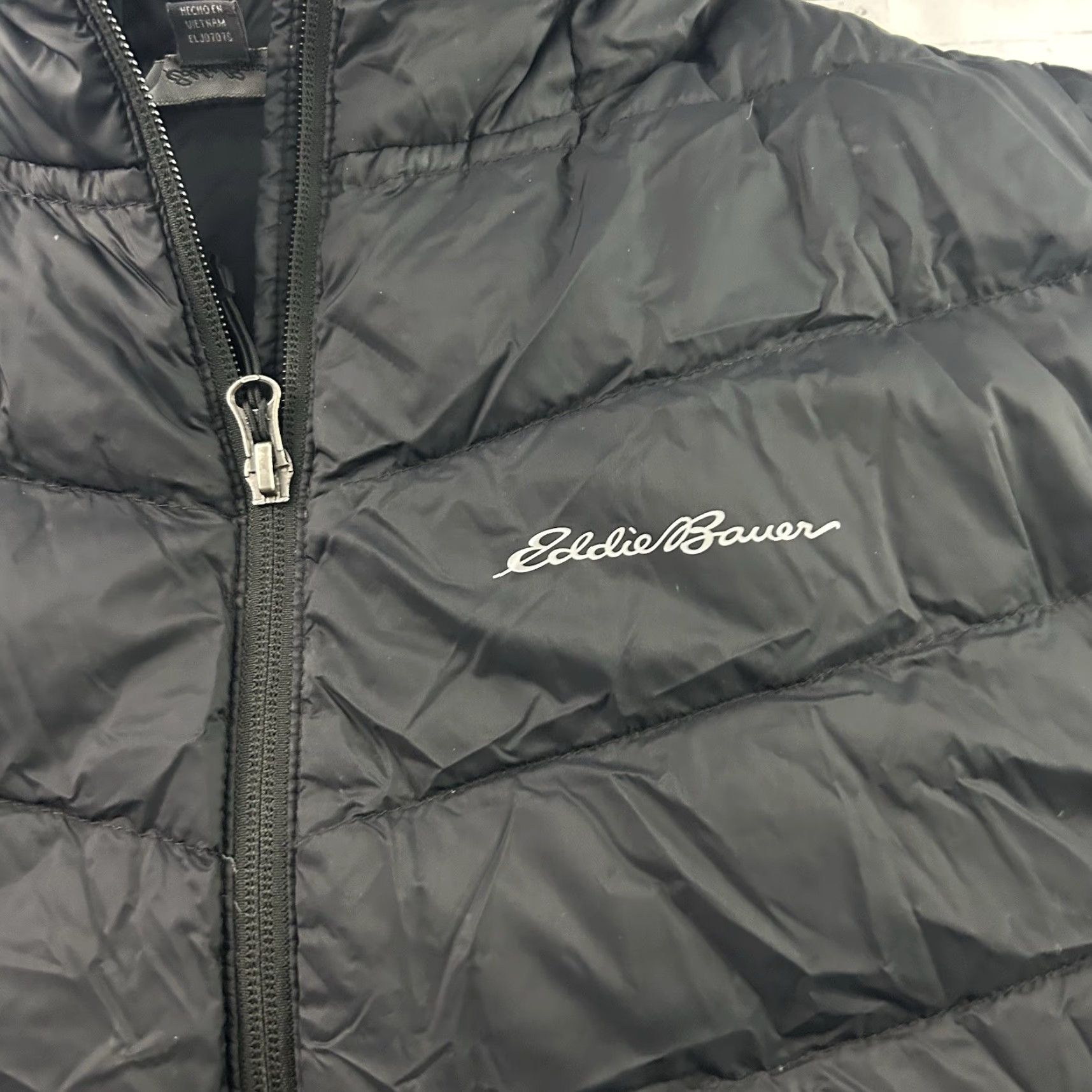 Eddie Bauer Eddie Bauer EB650 Puffy Down Jacket Women's XL Black Size XL / US 12-14 / IT 48-50 - 2 Thumbnail