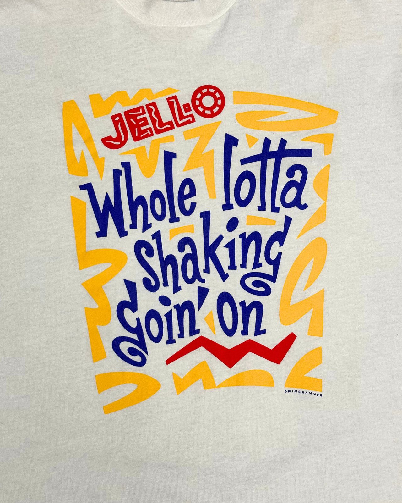 Vintage Rare Vintage 90s Jell-O Whole Lotta Shaking Promo T-Shirt XL Size US XL / EU 56 / 4 - 3 Thumbnail