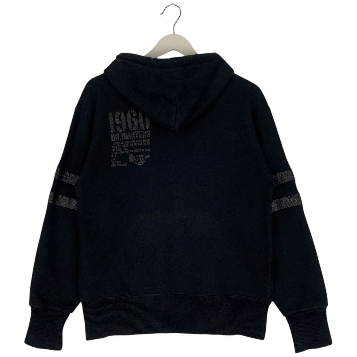 Designer × Vintage Vintage Dr Martens Hoodie Sweater Black Size US M / EU 48-50 / 2 - 5 Thumbnail