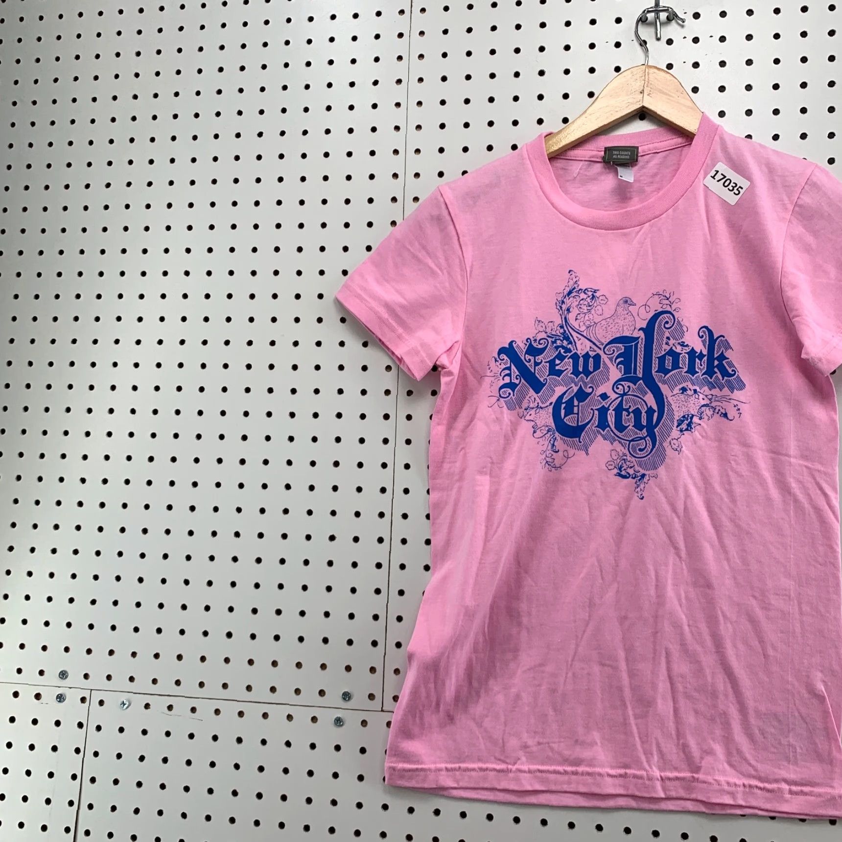 Pinko MTV Pink Shirt Womens Medium New York City Graphic Short Sleeve Ladies Top 16X25 Size M / US 6-8 / IT 42-44 - 3 Thumbnail