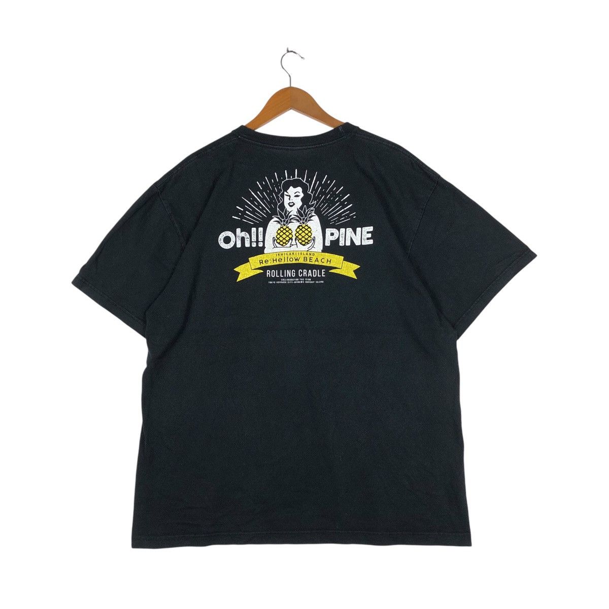 Vintage ROLLING CRADLE Japan Ishigaki Island T-Shirt Size US XXL / EU 58 / 5 - 1 Thumbnail
