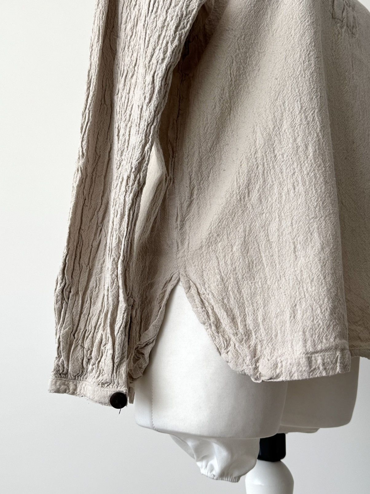 Japanese Brand × Vintage ≈1970s Vintage European Style Women’s Muslin Shirt Size M / US 6-8 / IT 42-44 - 6 Thumbnail
