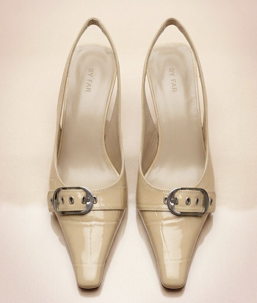 By Far Evita Kraft Maxi Croco and Nappa Leather - Size 40/US 10 Size US 10 / IT 40 - 2 Thumbnail