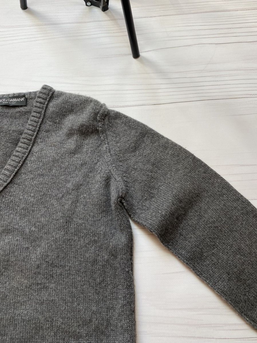Dolce & Gabbana Dolce & Gabbana V-neck cashmere designer y2k sweater Size US XS / EU 42 / 0 - 8 Thumbnail
