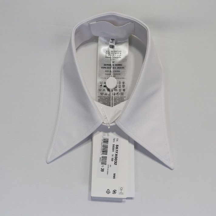 Maison Margiela o1rshd1 Collar in White Size US S / EU 44-46 / 1 - 1 Thumbnail