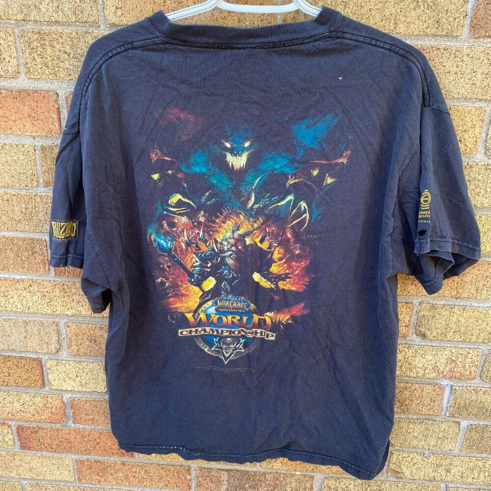 Vintage RARE World of Warcraft Championships Competitor T Shirt XL Size US L / EU 52-54 / 3 - 3 Thumbnail