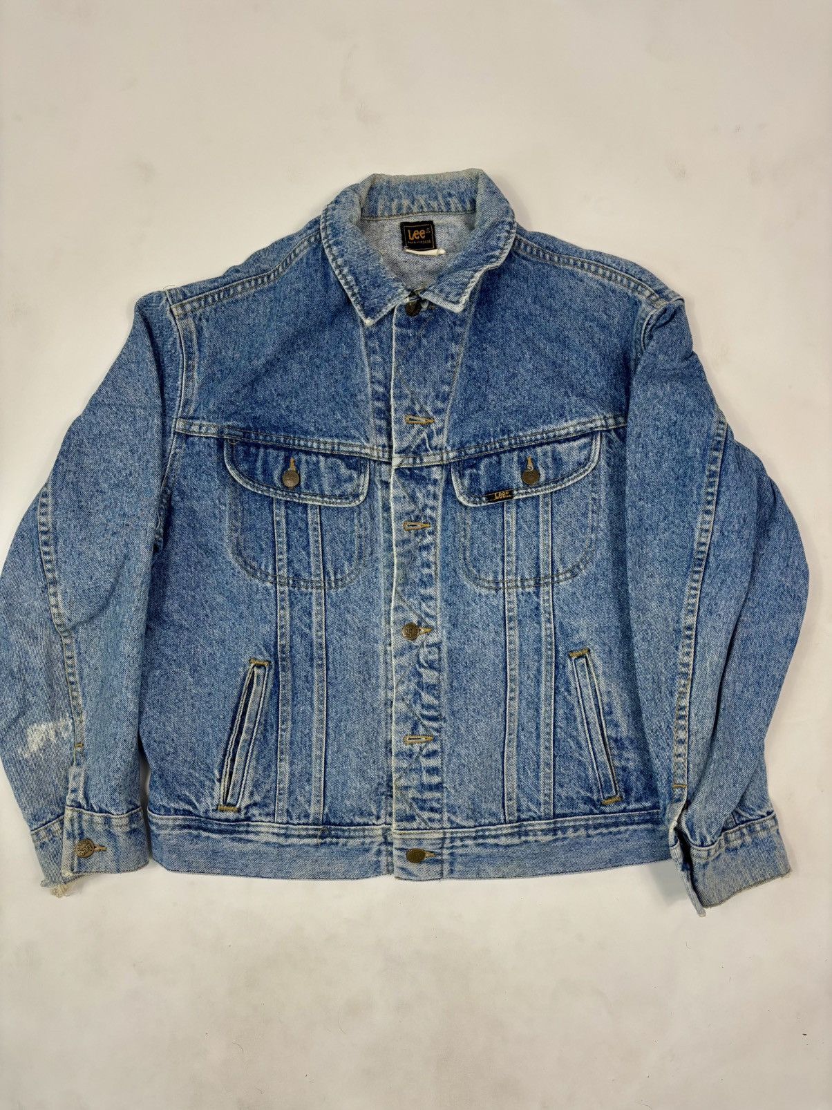 Lee 1990s Lee Riders Light Wash Denim Jacket Size US L / EU 52-54 / 3 - 2 Thumbnail
