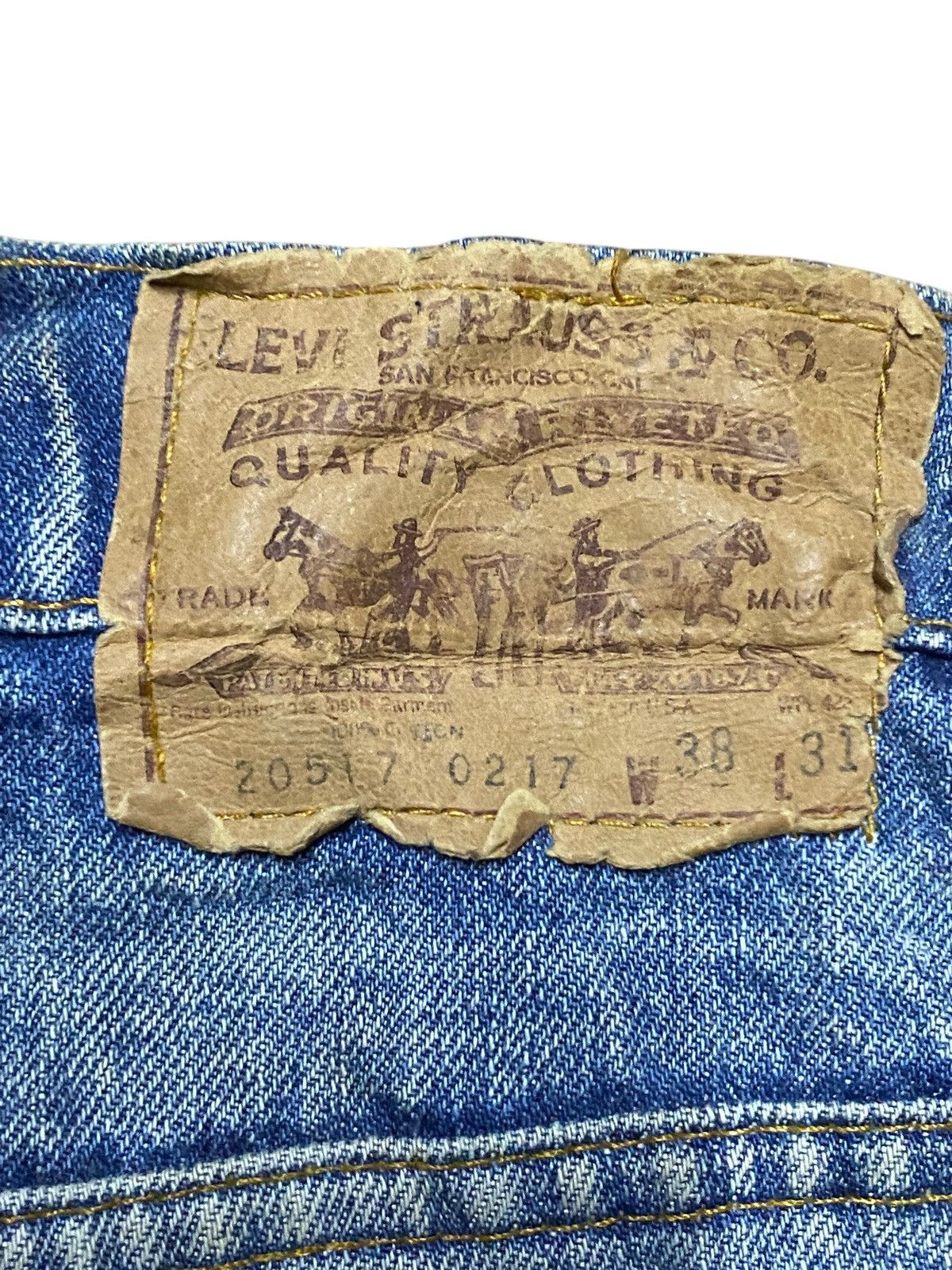 Levi's Levis 575 Orange Tab Bell Bottom Bootcut Flare Jeans Size US 36 / EU 52 - 14 Thumbnail