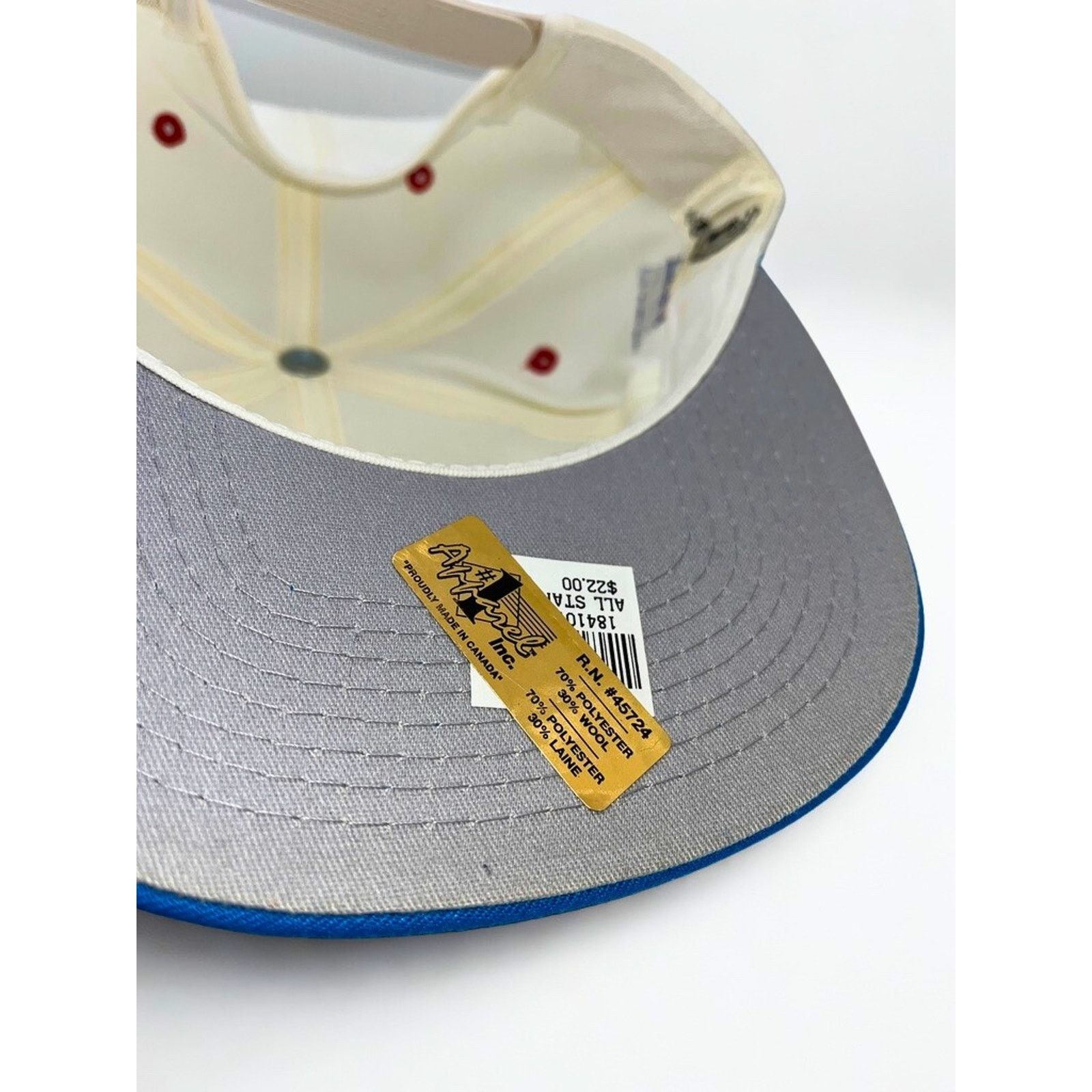 NHL New York Rangers #1 Apparel 1994 NHL All Star Game Snapback Size ONE SIZE - 10 Thumbnail