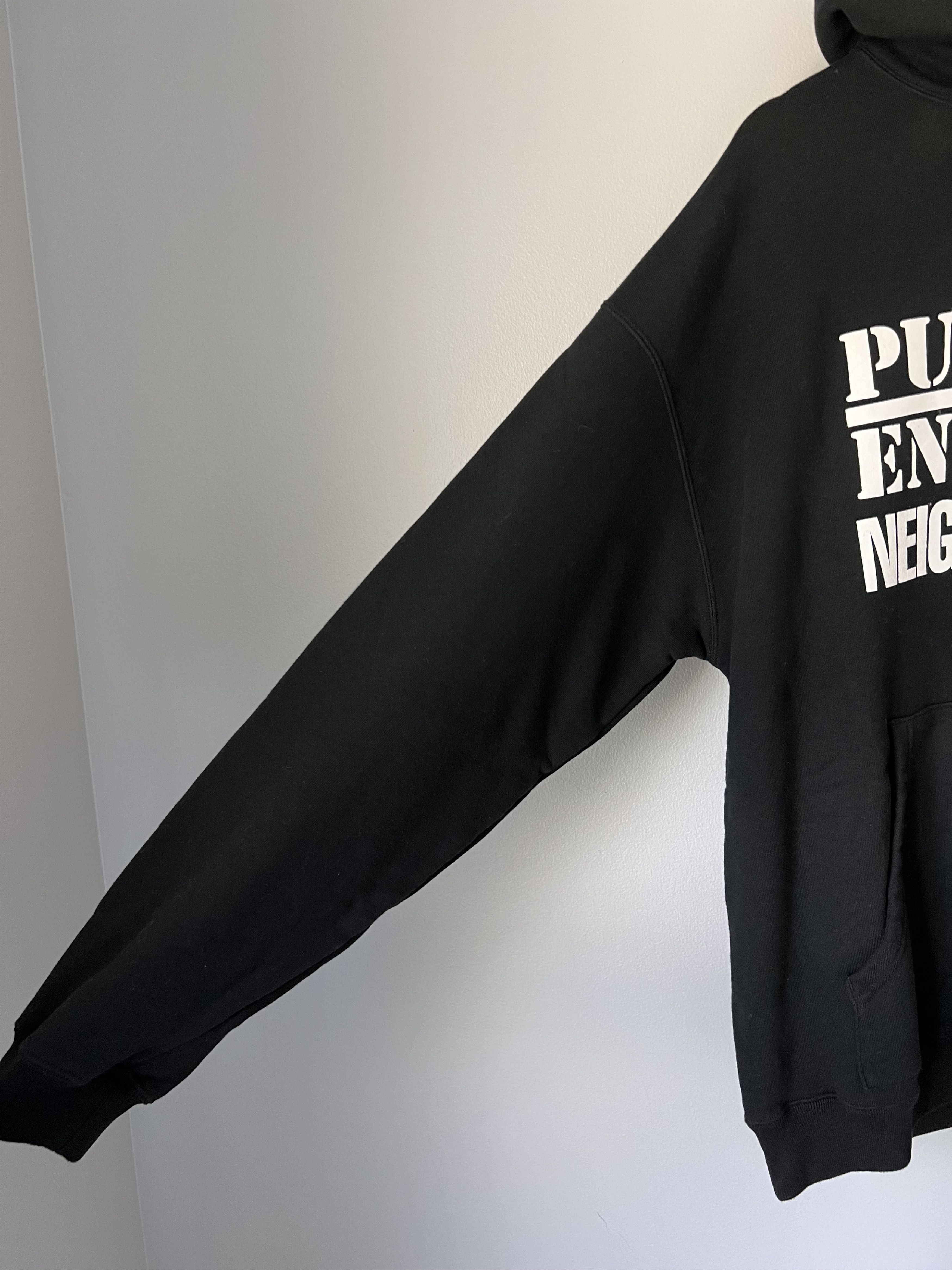 Neighborhood Neighborhood Public Enemy Logo Hoodie in Black Size US L / EU 52-54 / 3 - 3 Thumbnail