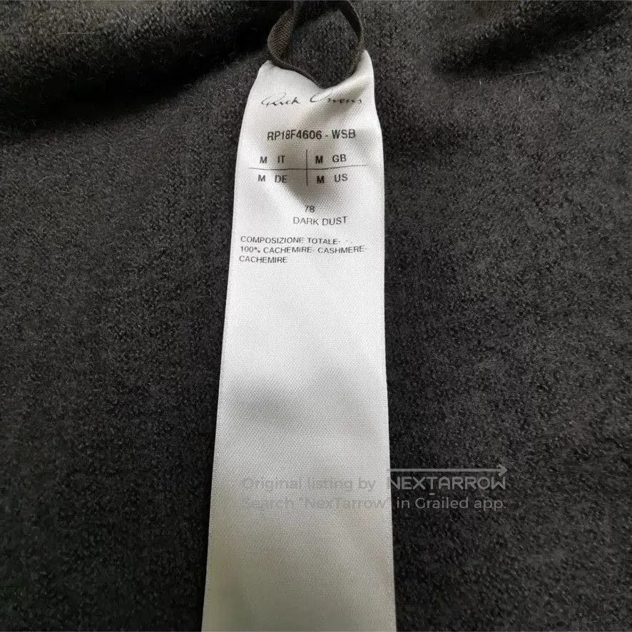 Rick Owens Rick Owens Cashmere Solid Belted Coat M. Size US M / EU 48-50 / 2 - 5 Thumbnail
