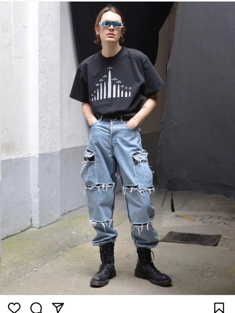 Vetements Vetements Vetements 19SS Bullet Print Tee-2506 Size US XS / EU 42 / 0 - 8 Thumbnail