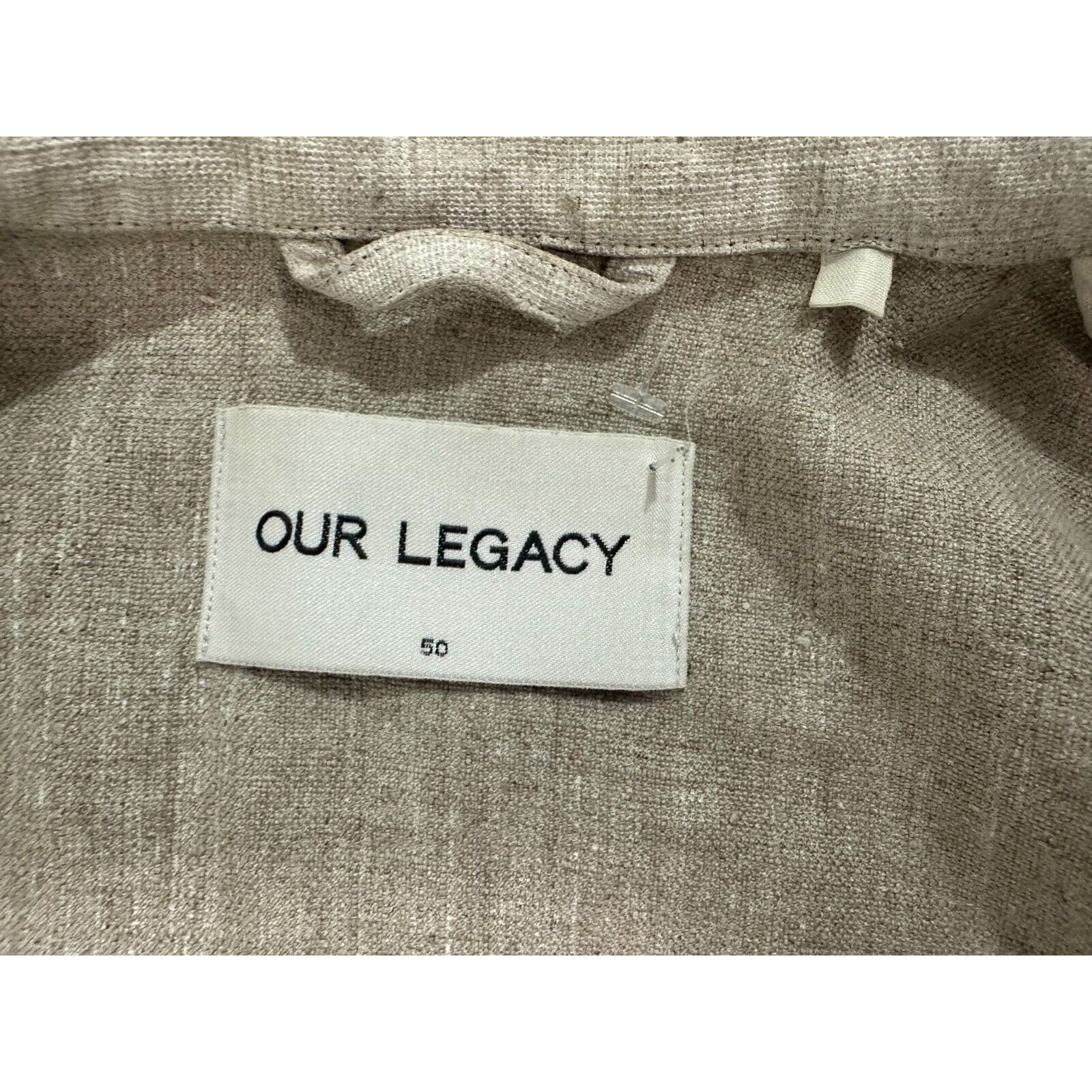 Our Legacy Our Legacy Linen blend full Zip jacket Size 50 color coated Size US XXL / EU 58 / 5 - 3 Thumbnail