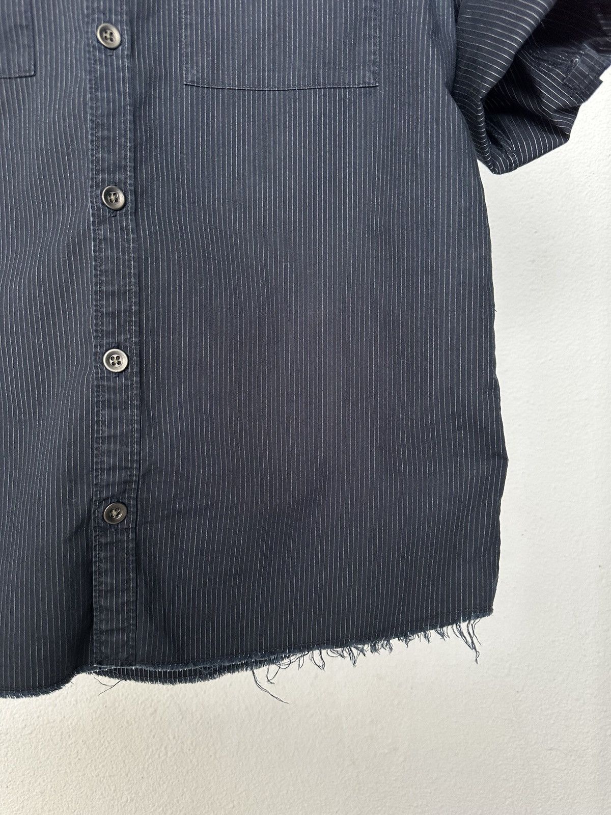 Lounge Lizard 00's - Lounge Lizard pinstripe double pocket shirt Size US M / EU 48-50 / 2 - 9 Thumbnail