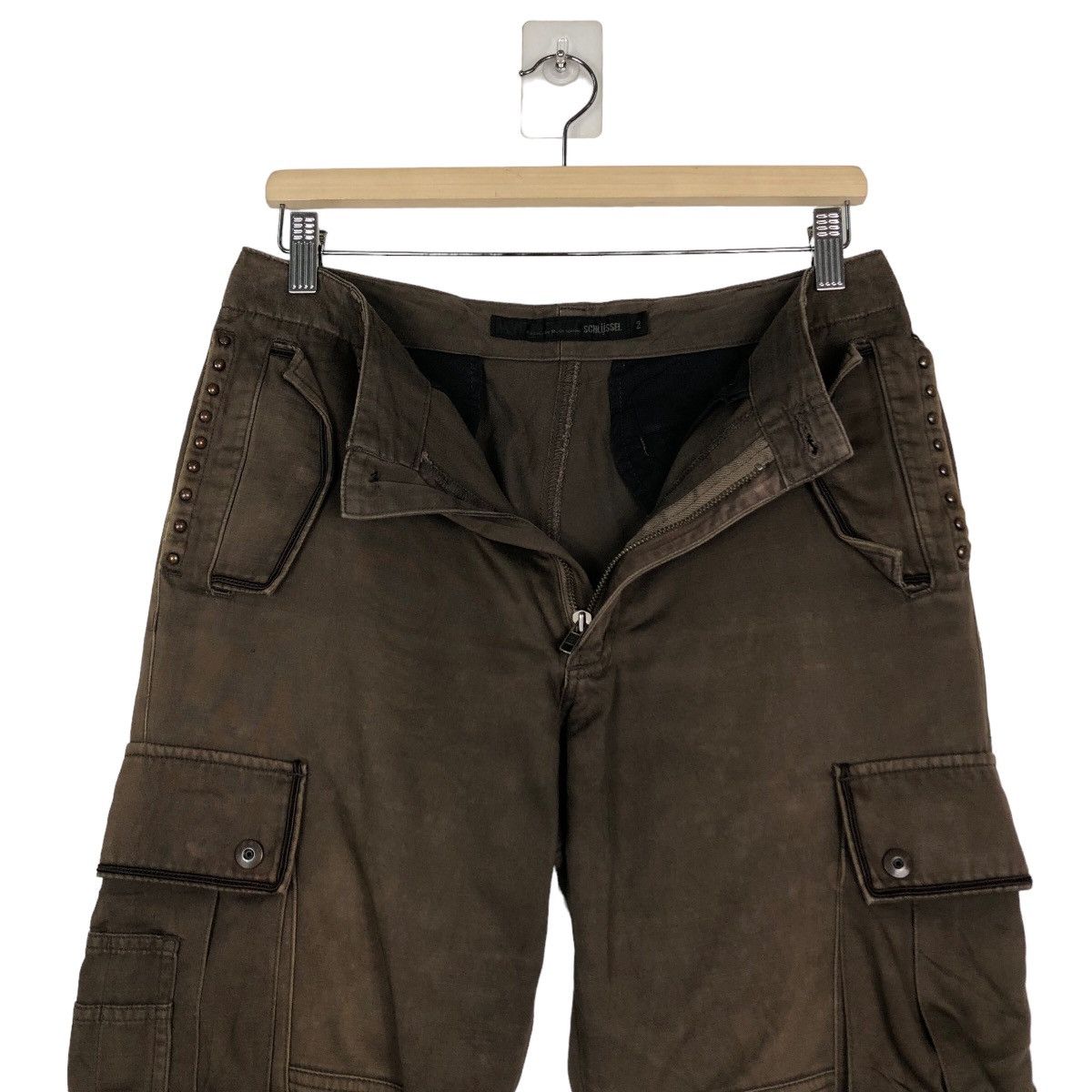 Hysteric Glamour 🔥Vintage Biker Parachute Bondage Cargo Pants Schlussel Size US 30 / EU 46 - 11 Thumbnail