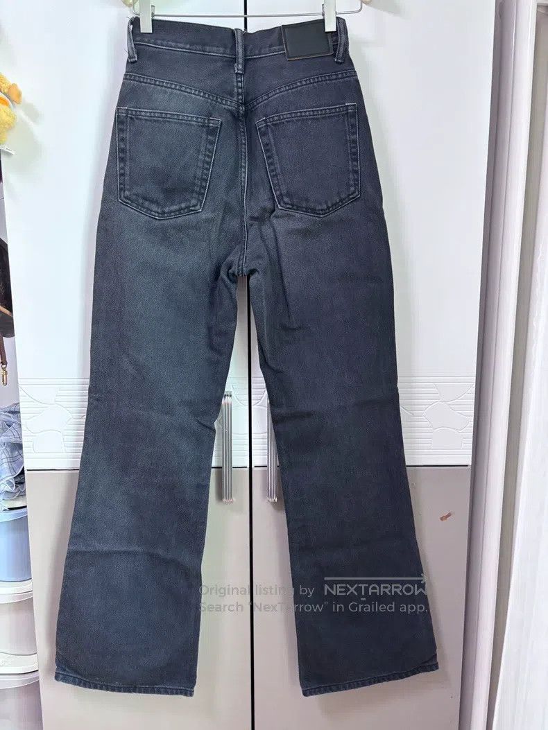 Acne Studios Acne Studios High-Waist Straight-Leg Slightly Flared Jeans Size US 27 - 2 Thumbnail