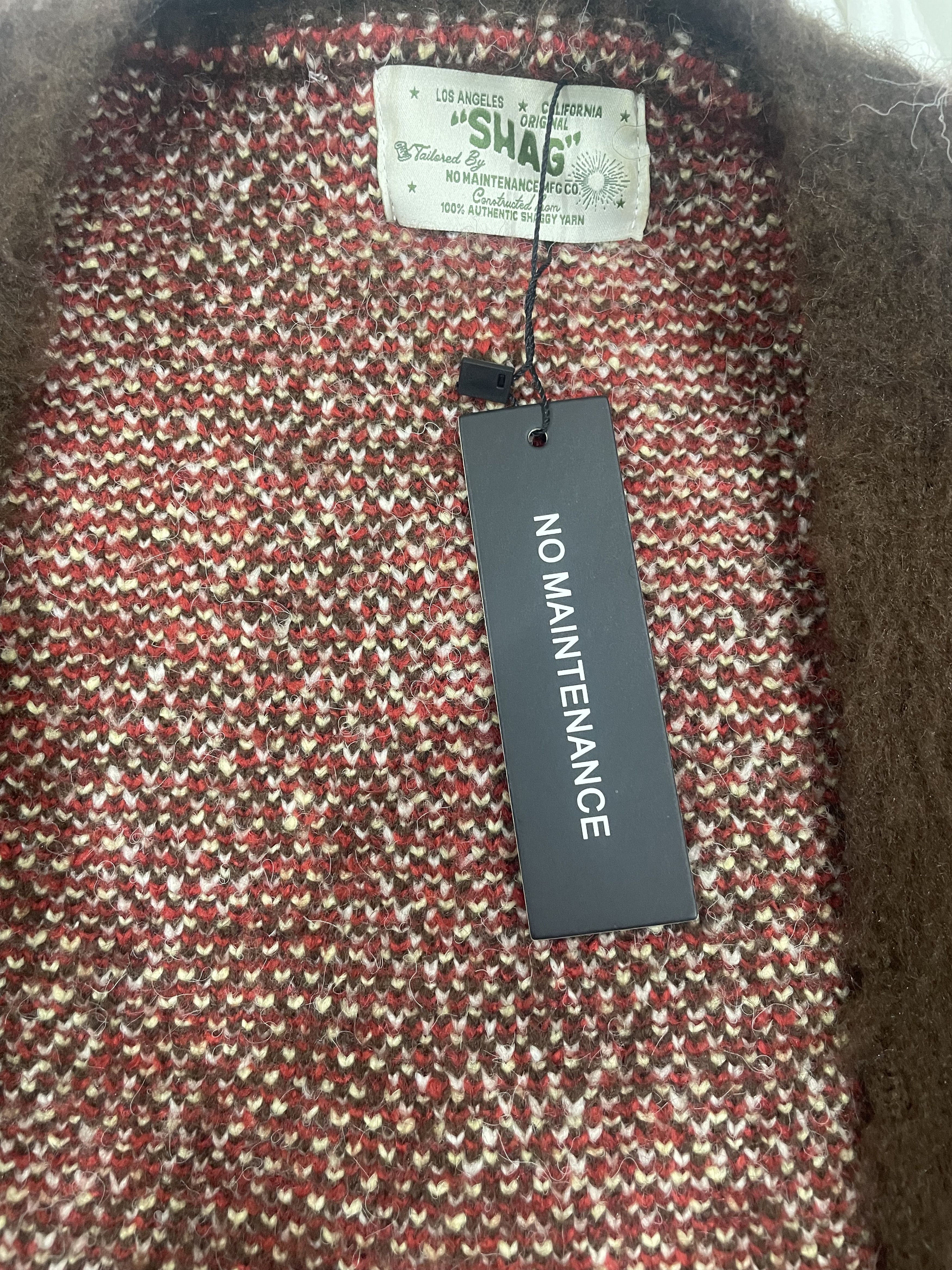 No Maintenance Vintage x Streetwear ‘Still’ Shag Cardigan Size US S / EU 44-46 / 1 - 4 Thumbnail